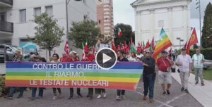 Huge Protest March Ends at Aviano U.S. Air Base in Italy