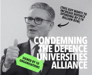Condemning the Defence Universities Alliance as a Threat to Academic Freedom