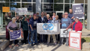 WBW Takes Part in Local Rallies to Move U.S. Congress to End War on Iran