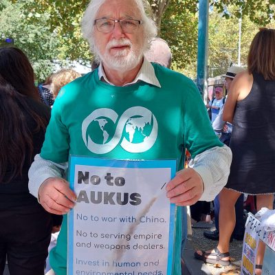 Anti-AUKUS rally in Melbourne - 16 March 2024